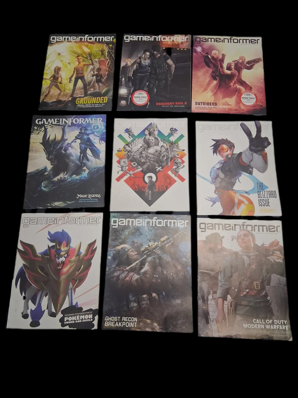 34 Game Informer Collector Magazine Lot - Like New! Issue # In Details